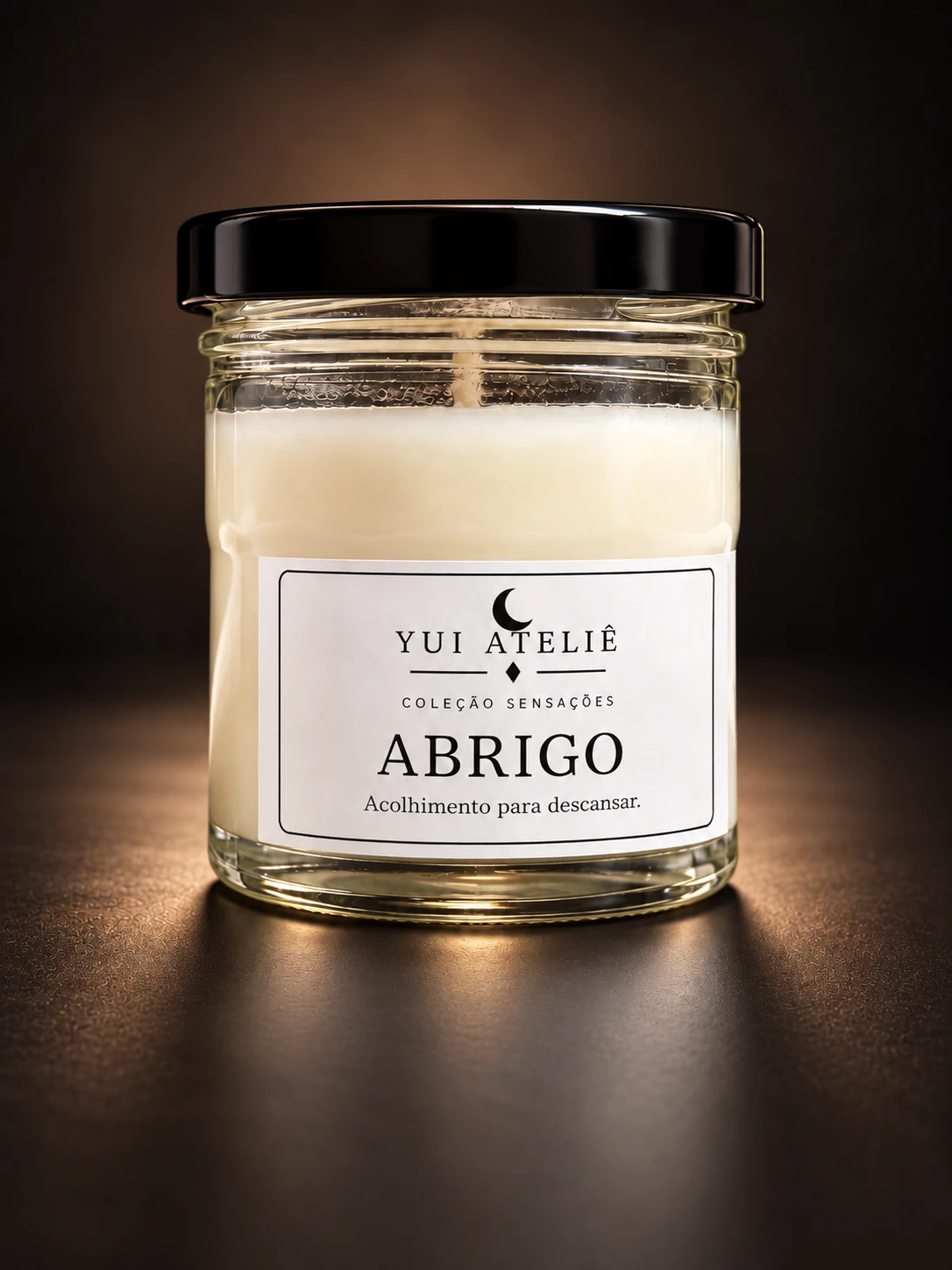 Vela aromática Abrigo da Coleção Sensações Yui Ateliê