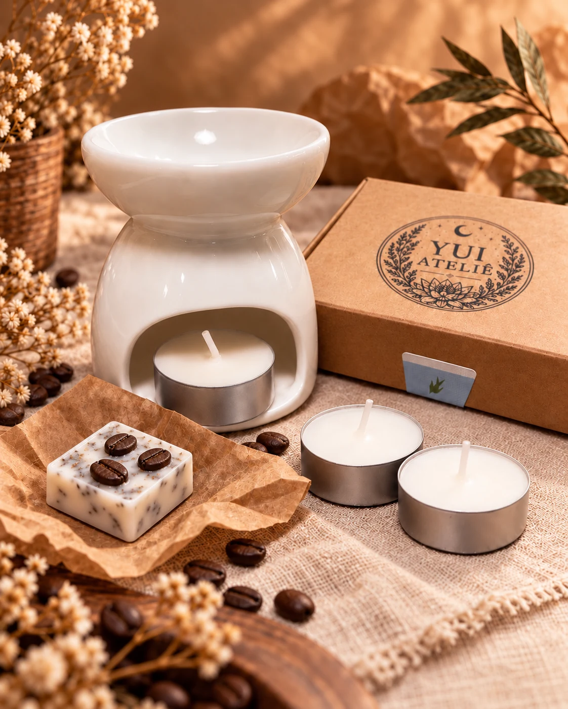 Kit completo de Wax Melts Aconchego